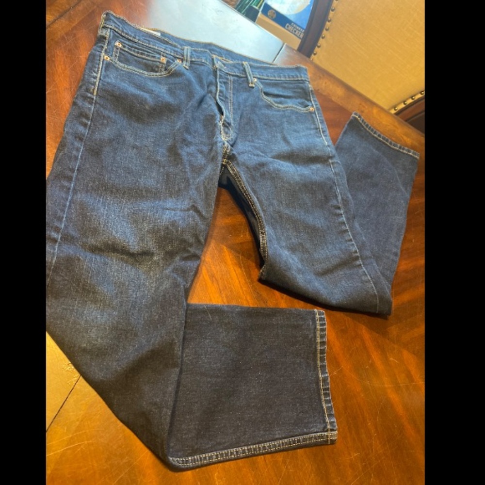 Levi's Dark Blue Straight Jeans